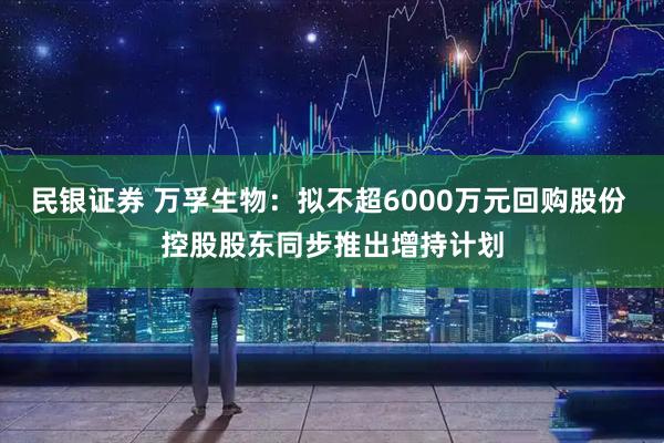 民银证券 万孚生物：拟不超6000万元回购股份 控股股东同步推出增持计划